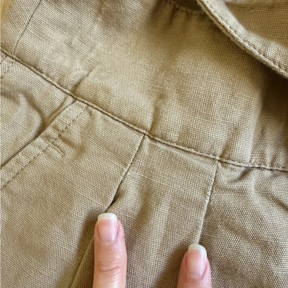 Banana Republic Linen Safari Explorer Shorts High Rise Size 0 Heritage Neutral